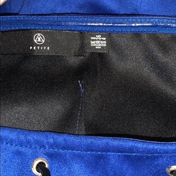 Faux suede strapless mini-dress - Picture 5 of 5